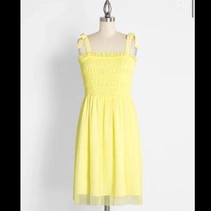 Modcloth Ray of Sunshine Yellow dress